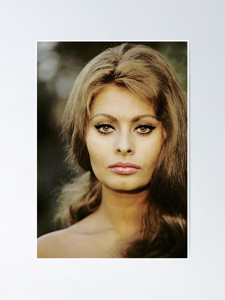 "Sophia Loren C 1960s" Poster for Sale by DejaVuTimeline Redbubble