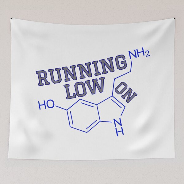 Item preview, Running Low On Serotonin T-shirt sweatshirt Stickers designed and sold by Other Look.