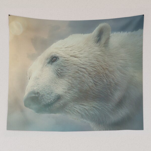 Item preview,  Tapestries,Tapestry,throw blankets,comforters,duvet covers , Polar Bear , animal, animals, Polar Bear wall art, Polar Bear artwork, wild, Polar Bear art designed and sold by eyesight4vision.