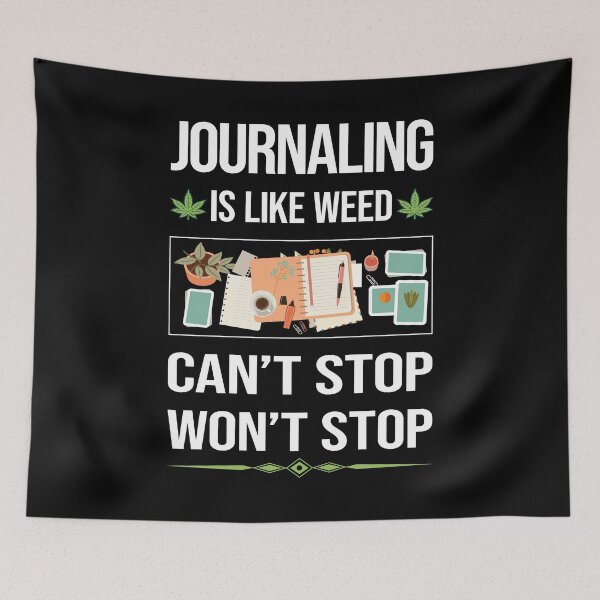 Item preview, Funny Can't Stop Journaling designed and sold by ArydeaNoriega.