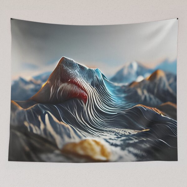 Item preview, AI Generated Art, Mountain Waves designed and sold by ACC .