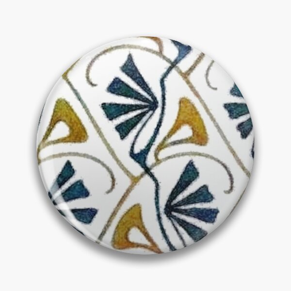 Item preview, Art Nouveau Brown and Blue designed and sold by SaraValor.
