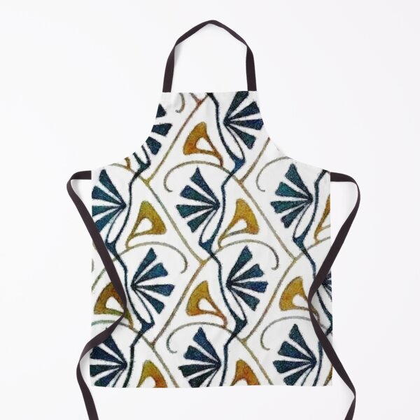 Item preview, Art Nouveau Brown and Blue designed and sold by SaraValor.