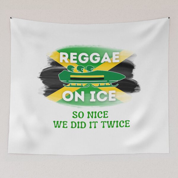 Item preview, Jamaica Bobsled 2022-Beijing Games-Reggae on Ice designed and sold by Spiritualish.