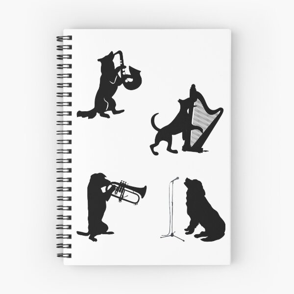 Item preview, Canine Musicians- Music Loving Dogs Stickers designed and sold by BlakefourDesign.