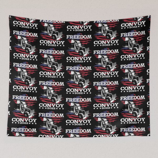 Item preview, Freedom Convoy 2022 In Support of Canadien & USA Truckers designed and sold by CharJens.