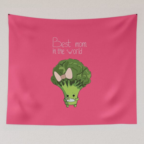Item preview, For Best Mother In The World Cute Little Broccoli designed and sold by BigFatMistake.