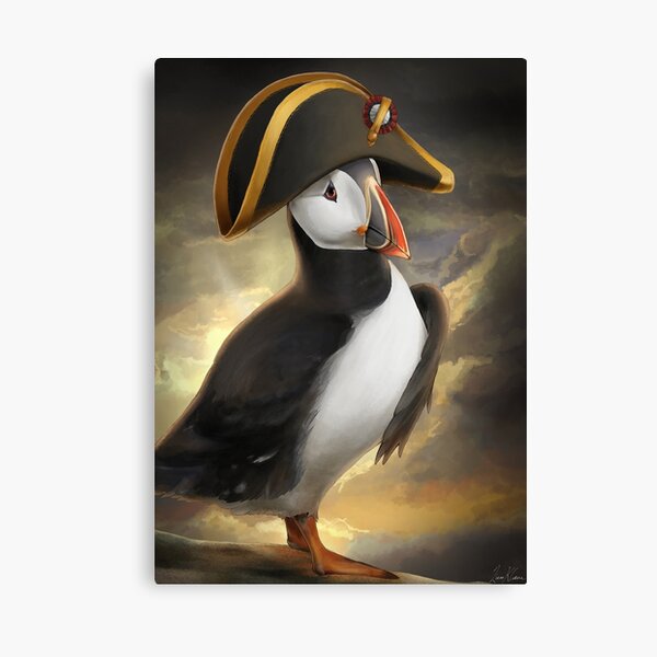 Napoleon Bonapuffin Canvas Print