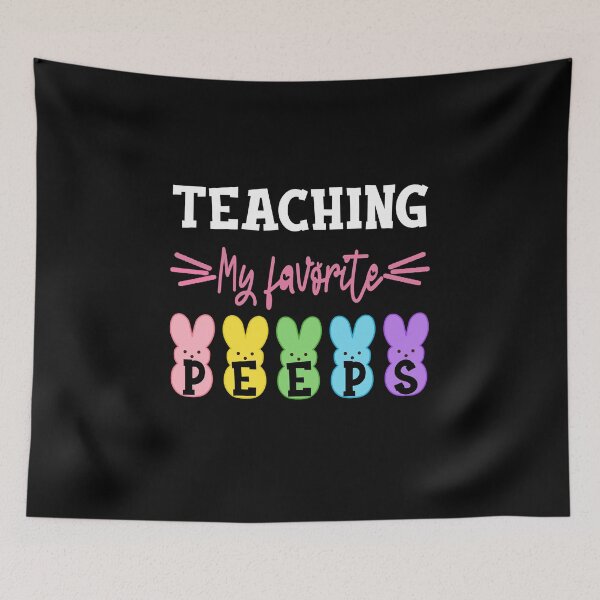 Item preview, Funny Easter teacher Gifts: Teaching My Favorite Peeps designed and sold by AMINE  ★★★★★.