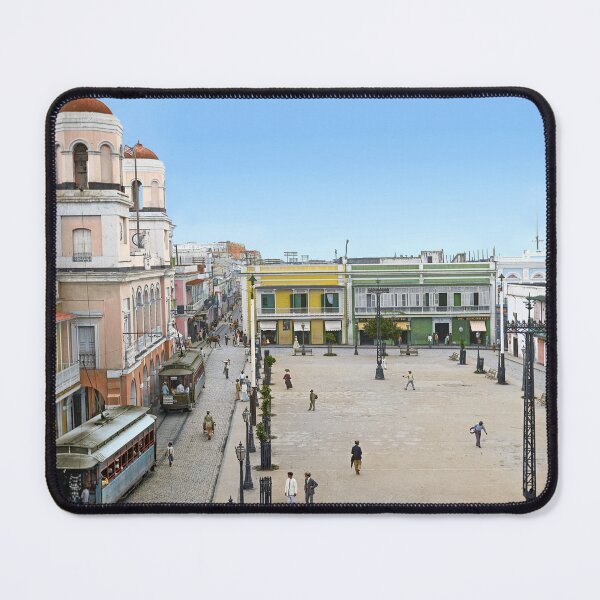 Item preview, Plaza de Armas of San Juan, Old San Juan, Puerto Rico, 1903.  designed and sold by Marina Amaral.