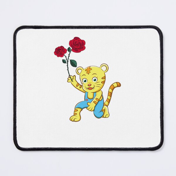 Item preview, Tiger with flowers cute design designed and sold by Shahnawaz Khandesigner.