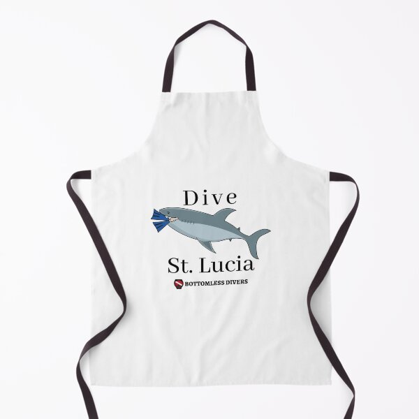 Item preview, Dive St. Lucia Shark with Diver designed and sold by BottomlessDiver.