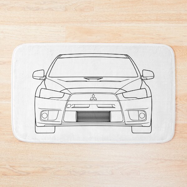 Item preview, Mitsubishi Lancer EVO X Black Lines designed and sold by EdimDesign.
