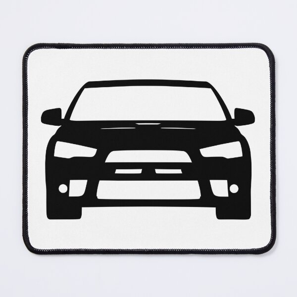 Item preview, Mitsubishi Lancer EVO X Black Sticker designed and sold by EdimDesign.