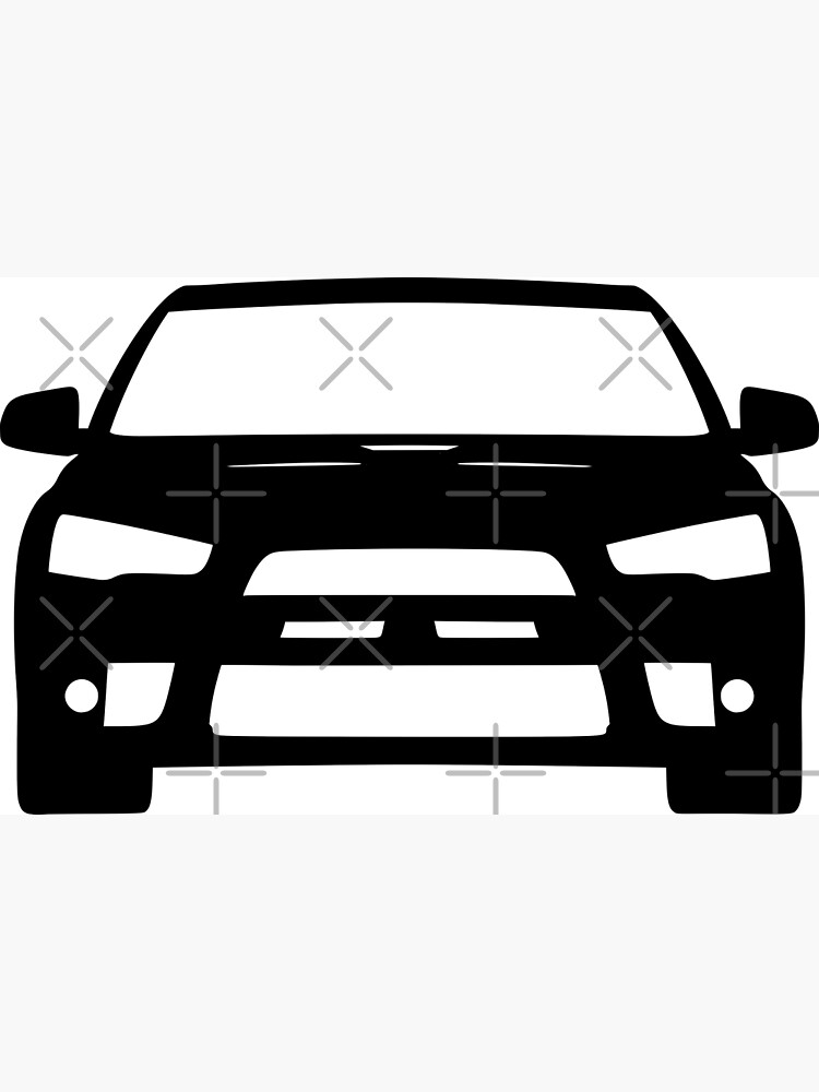 Mitsubishi Lancer Front and Rear Badge Overlay Set - 21 Overlays