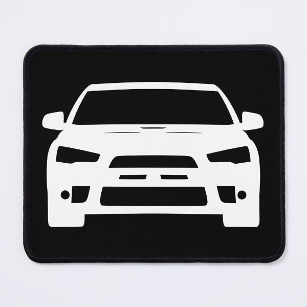 Item preview, Mitsubishi Lancer EVO X White Sticker designed and sold by EdimDesign.