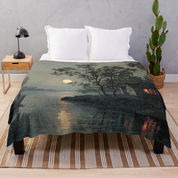 Aperçu de l'œuvre Sérénité au clair de lune sur la rivière calme créée et vendue par SweetMySpot.