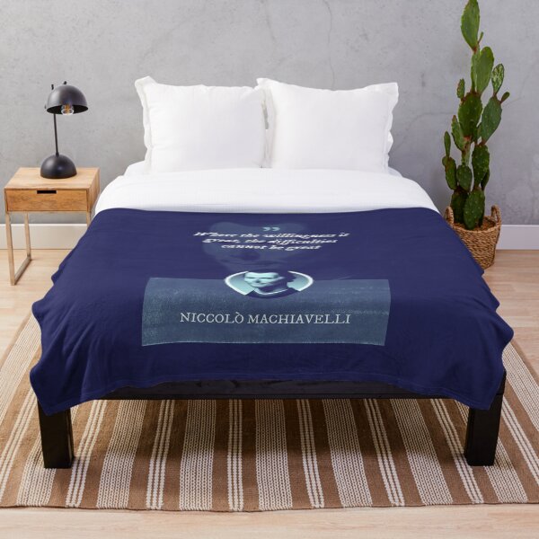 Item preview, Niccolò Machiavelli - Where the willingness is great, the difficulties cannot be great designed and sold by Syahrasi.