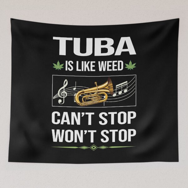 Item preview, Funny Can't Stop Tuba designed and sold by FulviaContreras.