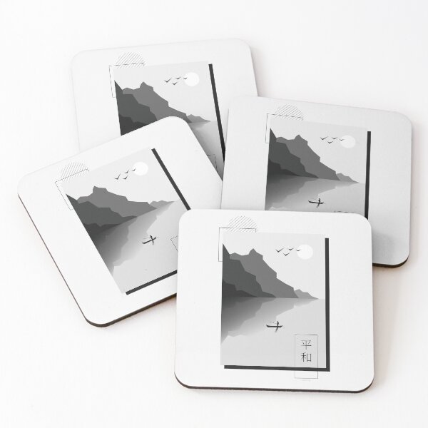 Item preview, MNML Serene mountain lake landscape designed and sold by CozyLair.