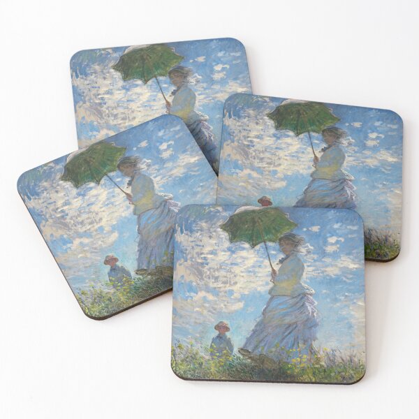 Item preview, High Resolution - Monet - Woman with a Parasol - digitally remastered  designed and sold by goldenanchor.