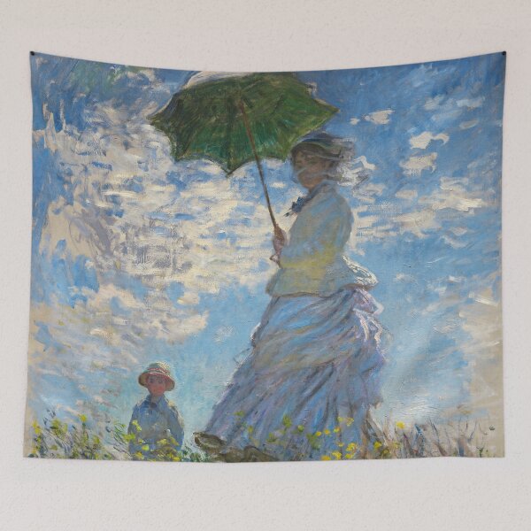 Item preview, High Resolution - Monet - Woman with a Parasol - digitally remastered  designed and sold by goldenanchor.