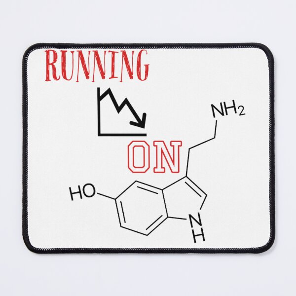 Item preview, Running Low on serotonin T-shirt sweatshirt sticker designed and sold by Other Look.