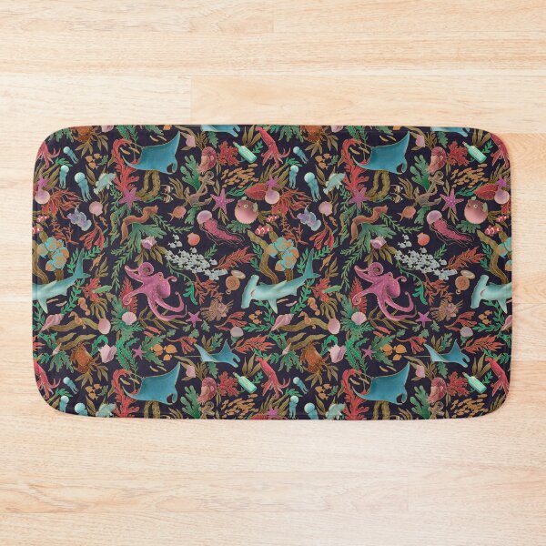 Item preview, Ocean Pattern - Marine Floral & Animals designed and sold by Wild-Astro.