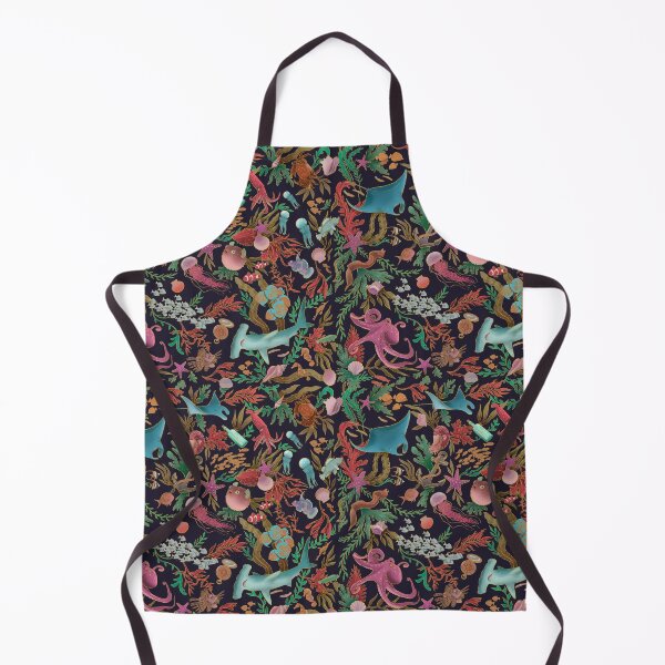 Item preview, Ocean Pattern - Marine Floral & Animals designed and sold by Wild-Astro.