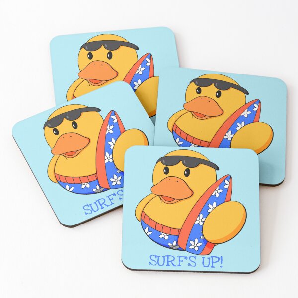 Item preview, Surfer Rubber Duck designed and sold by Alisha Ober Designs.