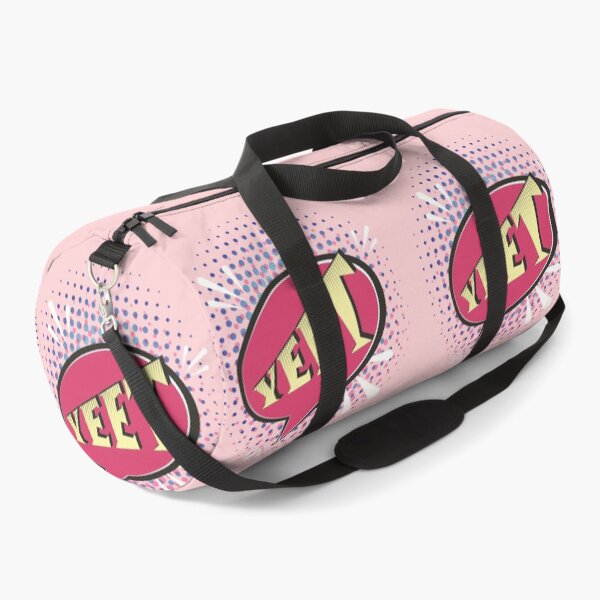 Item preview, YEET Comic Speech Bubble Funny Meme Pink Red designed and sold by Missing In Art.