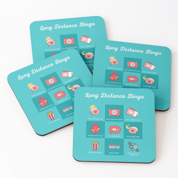 Item preview, Long Distance Gift - Long Distance Bingo, long distance relationship goals designed and sold by LDRtavern.