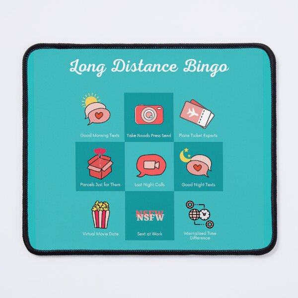 Item preview, Long Distance Gift - Long Distance Bingo, long distance relationship goals designed and sold by LDRtavern.