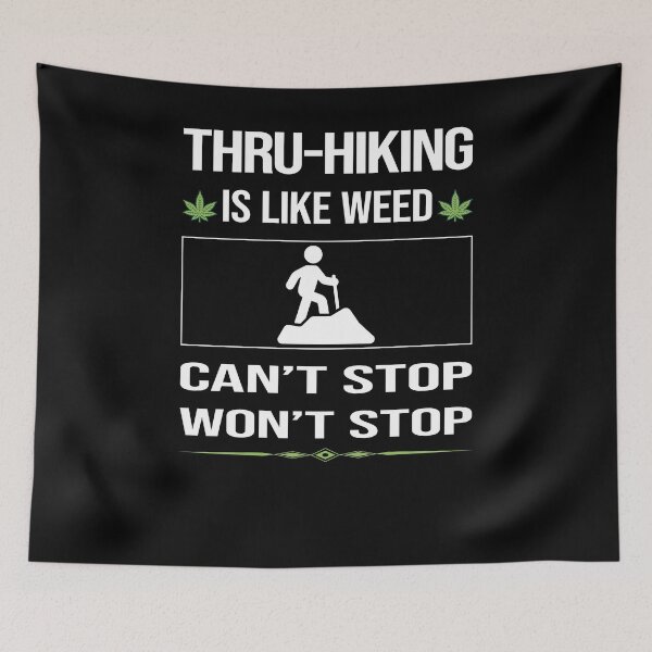 Item preview, Funny Can't Stop Thru-Hiking Thru Hiking Hike Hiker designed and sold by FulviaContreras.