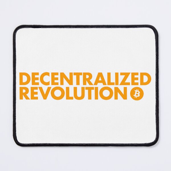 Item preview, Decentralized Revolution (Bitcoin Orange) designed and sold by NautilusMare.