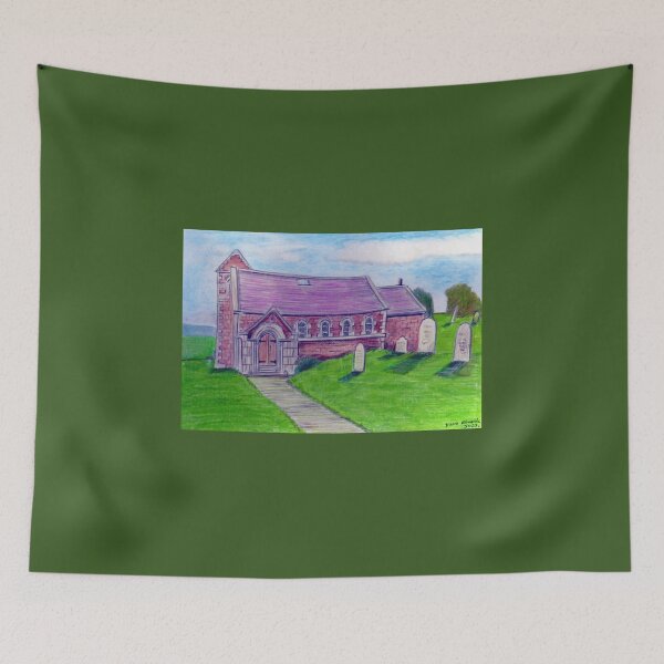 Item preview, 615 - ST. PAUL'S CHURCH, BRANXTON - DAVE EDWARDS, COLOURED PENCILS - 2022 designed and sold by BLYTHART.