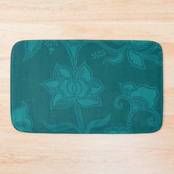 Item preview, Glamorous Vintage Floral Elegant Teal Turquoise designed and sold by SaraValor.