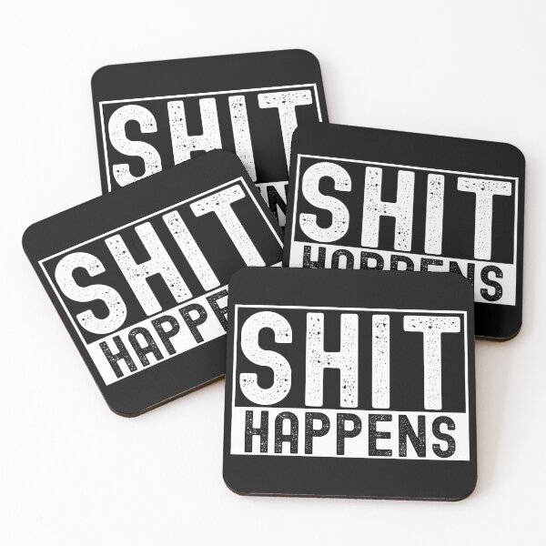 Item preview, Shit Happens  designed and sold by UglyBoyDesign.
