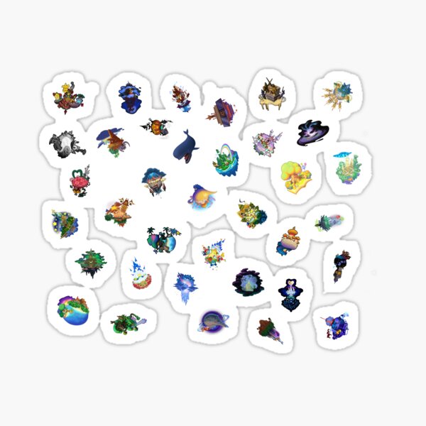 Vista previa del artículo con la obra «Mundos de Kingdom Hearts», diseñado y vendido por DamianMorris.