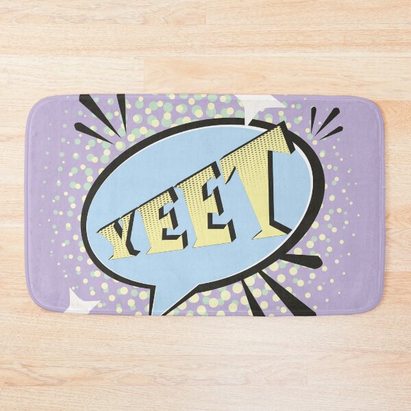 Item preview, YEET Comic Speech Bubble Funny Meme Spring Violet designed and sold by Missing In Art.