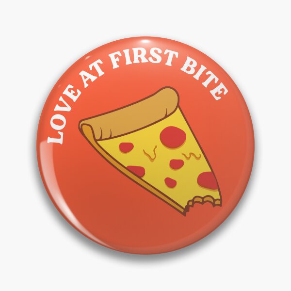 Item preview, Love at first bite | Love for pizza | Pizza forever designed and sold by Printeesign Shop.