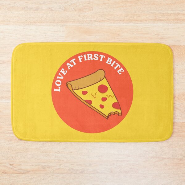 Item preview, Love at first bite | Love for pizza | Pizza forever designed and sold by Printeesign Shop.