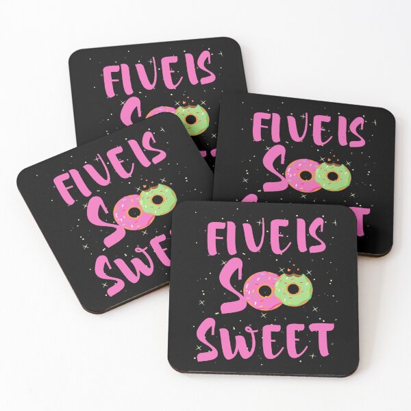 Item preview, Five Is So Sweet 5th Birthday Donut Birthday Fifth Birthday Girl 5th  designed and sold by SweetbeStore.