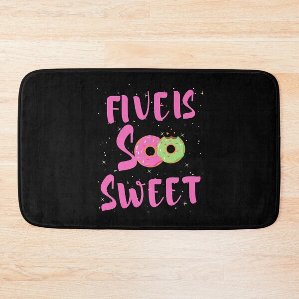 Item preview, Five Is So Sweet 5th Birthday Donut Birthday Fifth Birthday Girl 5th  designed and sold by SweetbeStore.