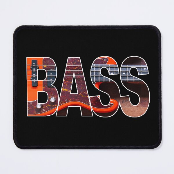Item preview, Bass Guitar Text Art No 5 - Bass Guitar designed and sold by 10PercentTees.
