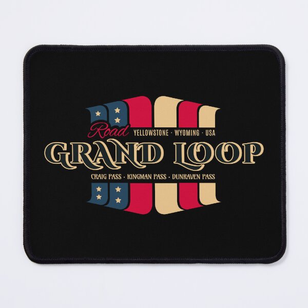 Item preview, USA Yellowstone Grand Loop Road - Wyoming Tee Design 2022 designed and sold by ROADTROOPER.