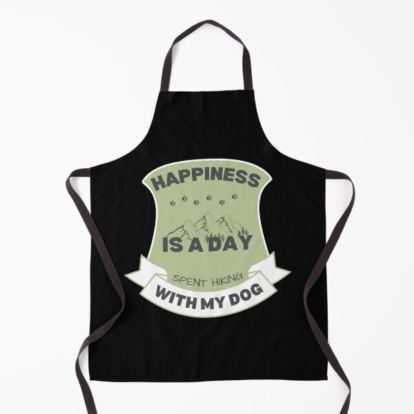 Item preview, Happiness Is A Day Spent Hiking With My Dog, outdoor adventure, hiker, designed and sold by oufa.