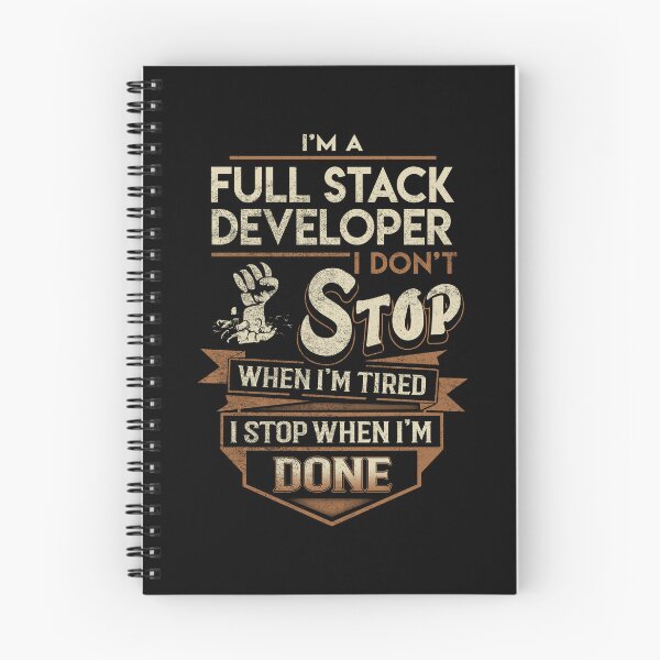 Item preview, Full Stack Developer T Shirt - I Stop When Done Job Gift Item Tee designed and sold by paneczkopat.