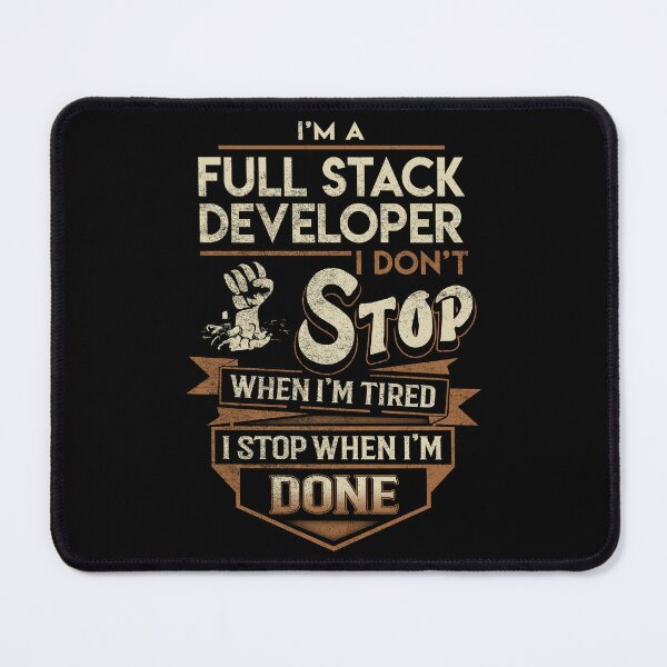 Item preview, Full Stack Developer T Shirt - I Stop When Done Job Gift Item Tee designed and sold by paneczkopat.