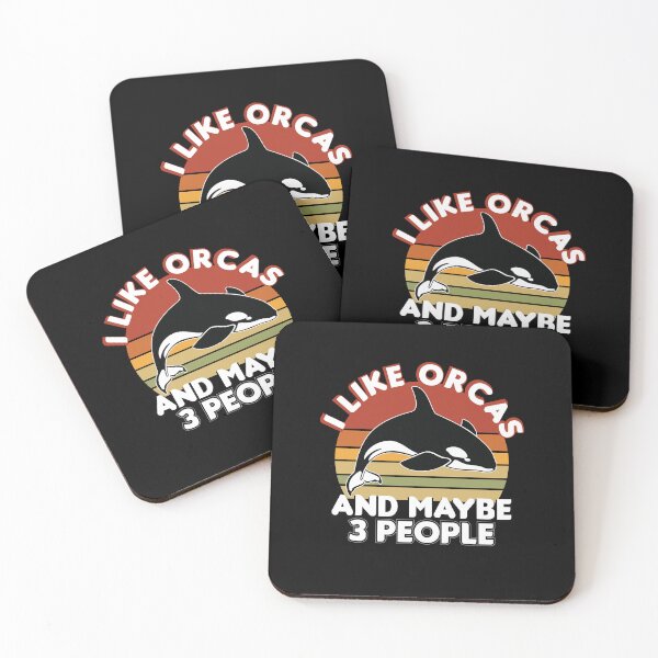Item preview, I like orcas and maybe 3 people, Funny orcas lovers quote, Orcas lovers designed and sold by holigan.